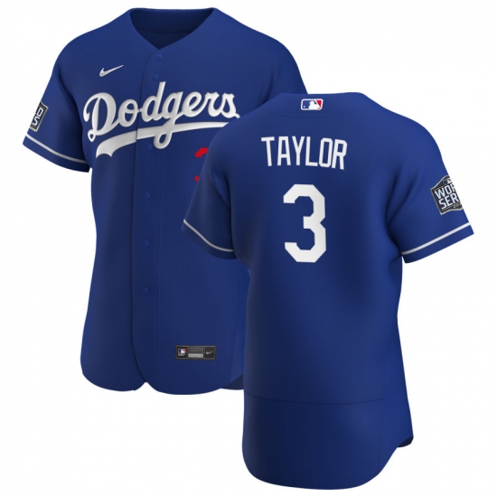 Men Los Angeles Dodgers 3 Chris Taylor Men Nike Royal Alternate 2020 World Series Bound Flex Base Player MLB Jersey Men Los Angeles Dodgers 3 Chris Taylor Men Nike Royal Alternate 2020 World Series Bound Flex Base Player MLB Jersey
