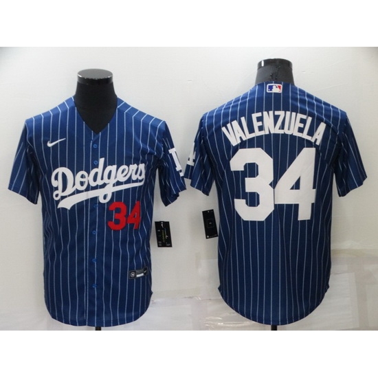 Men Los Angeles Dodgers 34 Toro Valenzuela Navy Cool Base Stitched jersey Men Los Angeles Dodgers 34 Toro Valenzuela Navy Cool Base Stitched jersey