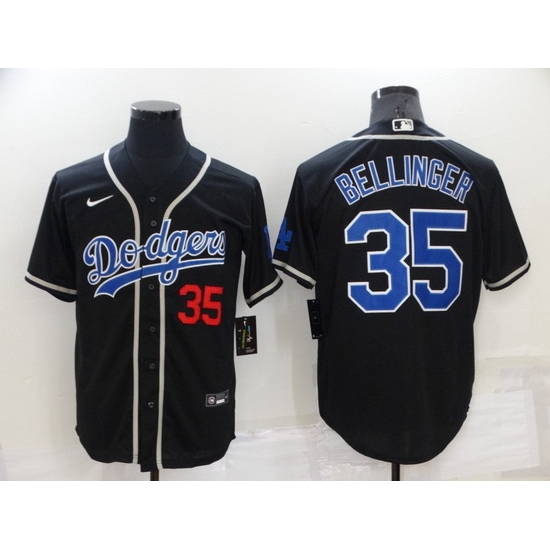 Men Los Angeles Dodgers 35 Cody Bellinger Black Cool Base Stitched Baseball Jerseys Men Los Angeles Dodgers 35 Cody Bellinger Black Cool Base Stitched Baseball Jerseys