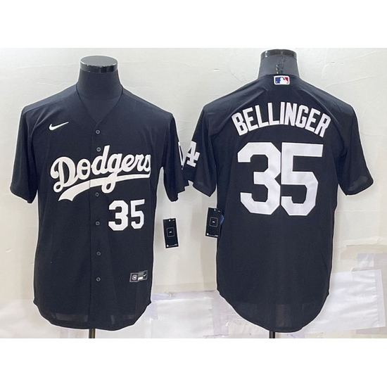 Men Los Angeles Dodgers 35 Cody Bellinger Black Cool Base Stitched Jerseyy Men Los Angeles Dodgers 35 Cody Bellinger Black Cool Base Stitched Jerseyy