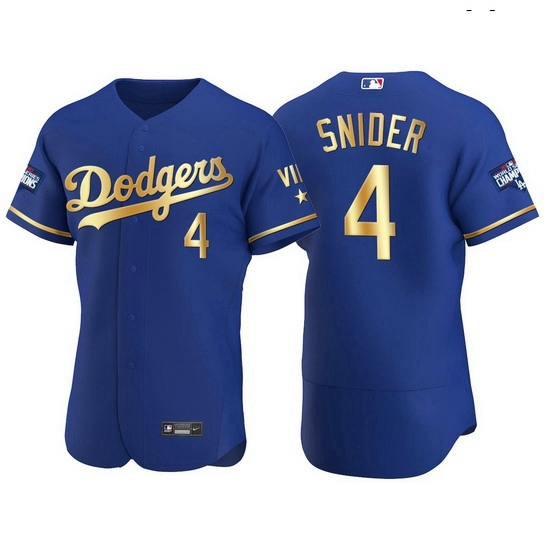 Men Los Angeles Dodgers 4 Duke Snider Men Nike Authentic 2021 Gold Program World Series Champions MLB Jersey Royal Men Los Angeles Dodgers 4 Duke Snider Men Nike Authentic 2021 Gold Program World Series Champions MLB Jersey Royal