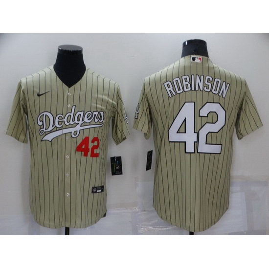 Men Los Angeles Dodgers 42 Jackie Robinson Cream Cool Base Stitched jersey Men Los Angeles Dodgers 42 Jackie Robinson Cream Cool Base Stitched jersey