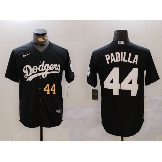 Men Los Angeles Dodgers 44 Vicente Padilla Black Cool Base Stitched Baseball Jersey 2 Men Los Angeles Dodgers 44 Vicente Padilla Black Cool Base Stitched Baseball Jersey 2