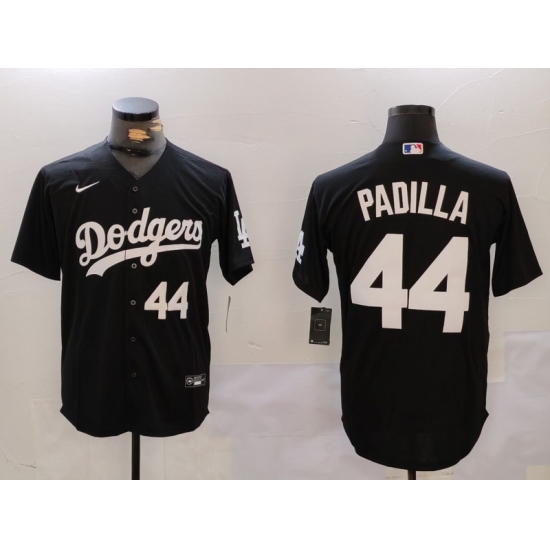 Men Los Angeles Dodgers 44 Vicente Padilla Black Cool Base Stitched Baseball Jersey 3 Men Los Angeles Dodgers 44 Vicente Padilla Black Cool Base Stitched Baseball Jersey 3