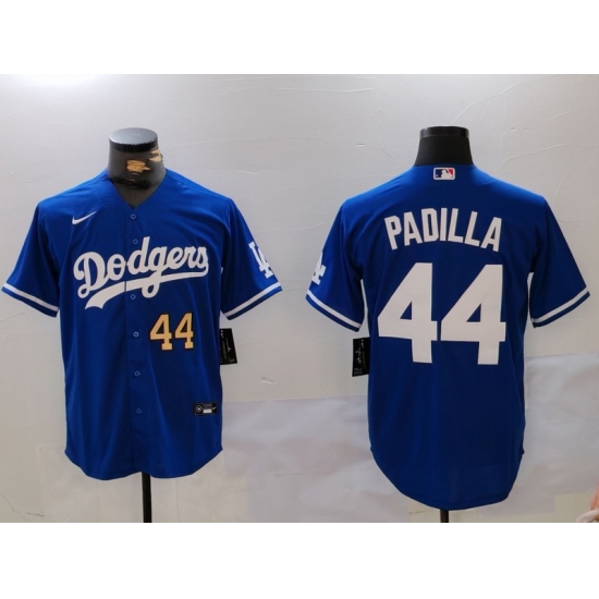 Men Los Angeles Dodgers 44 Vicente Padilla Blue Cool Base Stitched Baseball Jersey 6 Men Los Angeles Dodgers 44 Vicente Padilla Blue Cool Base Stitched Baseball Jersey 6