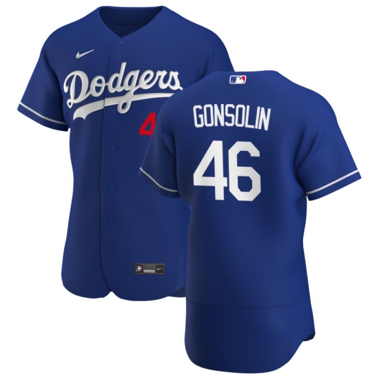 Men Los Angeles Dodgers 46 Tony Gonsolin Men Nike Royal Alternate 2020 Flex Base Player MLB Jersey Men Los Angeles Dodgers 46 Tony Gonsolin Men Nike Royal Alternate 2020 Flex Base Player MLB Jersey