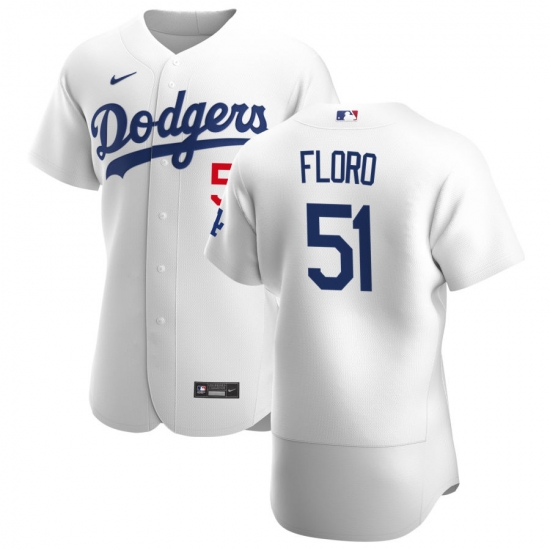 Men Los Angeles Dodgers 51 Dylan Floro Men Nike White Home 2020 Flex Base Player MLB Jersey Men Los Angeles Dodgers 51 Dylan Floro Men Nike White Home 2020 Flex Base Player MLB Jersey
