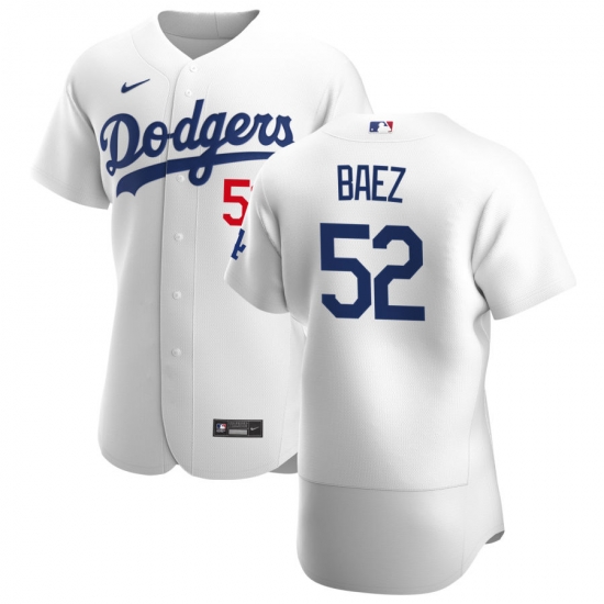 Men Los Angeles Dodgers 52 Pedro Baez Men Nike White Home 2020 Flex Base Player MLB Jersey Men Los Angeles Dodgers 52 Pedro Baez Men Nike White Home 2020 Flex Base Player MLB Jersey