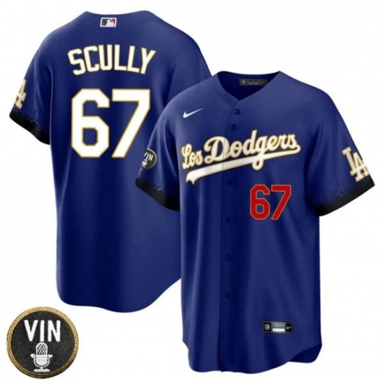 Men Los Angeles Dodgers 67 Vin Scully 2022 Navy Vin Scully Patch Cool Base Stitched Baseball Jersey Men Los Angeles Dodgers 67 Vin Scully 2022 Navy Vin Scully Patch Cool Base Stitched Baseball Jersey