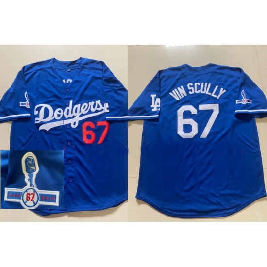 Men Los Angeles Dodgers 67 Vin Scully Blue Throwback 1950 2016 Jersey Men Los Angeles Dodgers 67 Vin Scully Blue Throwback 1950 2016 Jersey