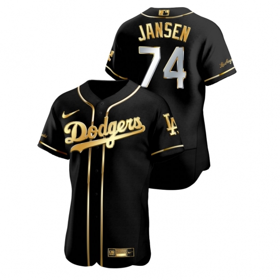Men Los Angeles Dodgers 74 Kenley Jansen Black Gold 2020 Nike Flexbase Jersey Men Los Angeles Dodgers 74 Kenley Jansen Black Gold 2020 Nike Flexbase Jersey