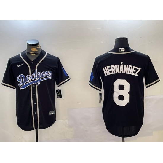 Men Los Angeles Dodgers 8 Enrique Hernandez Black 2024 World Series Cool Base Stitched Baseball Jersey 1 Men Los Angeles Dodgers 8 Enrique Hernandez Black 2024 World Series Cool Base Stitched Baseball Jersey 1