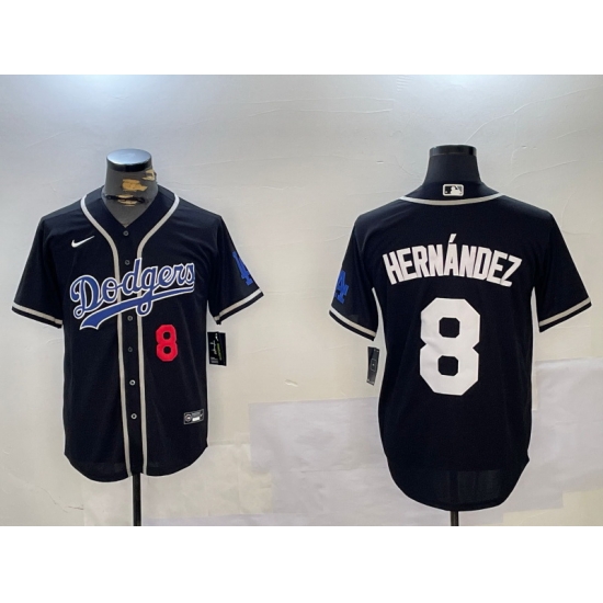 Men Los Angeles Dodgers 8 Enrique Hernandez Black 2024 World Series Cool Base Stitched Baseball Jersey 5 Men Los Angeles Dodgers 8 Enrique Hernandez Black 2024 World Series Cool Base Stitched Baseball Jersey 5