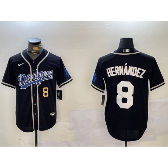 Men Los Angeles Dodgers 8 Enrique Hernandez Black 2024 World Series Cool Base Stitched Baseball Jersey 7 Men Los Angeles Dodgers 8 Enrique Hernandez Black 2024 World Series Cool Base Stitched Baseball Jersey 7