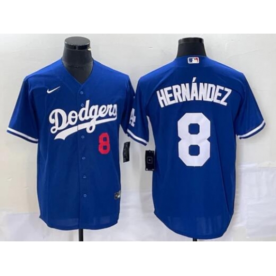 Men Los Angeles Dodgers 8 Enrique Hernandez Royal Blue Flex Base Stitched Jersey Men Los Angeles Dodgers 8 Enrique Hernandez Royal Blue Flex Base Stitched Jersey