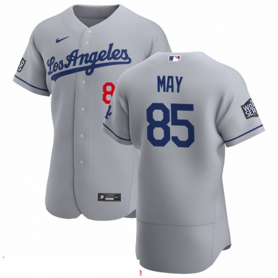 Men Los Angeles Dodgers 85 Dustin May Men Nike Gray Road 2020 World Series Bound Flex Base Team MLB Jersey Men Los Angeles Dodgers 85 Dustin May Men Nike Gray Road 2020 World Series Bound Flex Base Team MLB Jersey