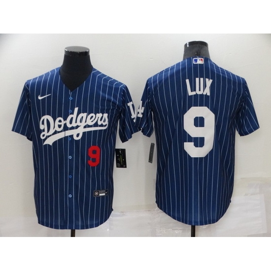 Men Los Angeles Dodgers 9 Gavin Lux Navy Cool Base Stitched Jerseys Men Los Angeles Dodgers 9 Gavin Lux Navy Cool Base Stitched Jerseys