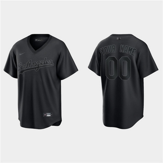 Men Los Angeles Dodgers Active Player Custom Black Pitch Black Fashion Replica Stitched Jersey Men Los Angeles Dodgers Active Player Custom Black Pitch Black Fashion Replica Stitched Jersey