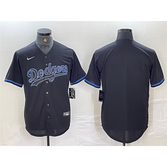 Men Los Angeles Dodgers Blank Black Cool Base Stitched Baseball Jersey 4 Men Los Angeles Dodgers Blank Black Cool Base Stitched Baseball Jersey 4