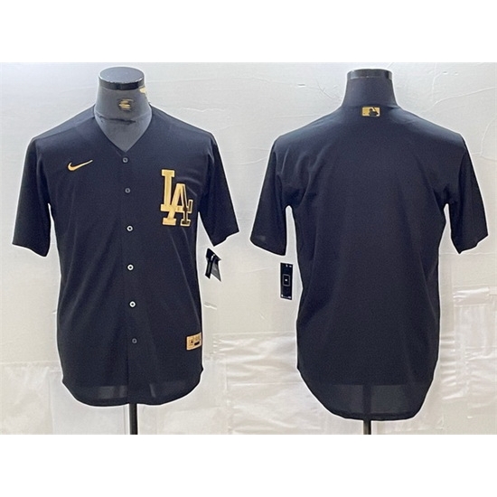 Men Los Angeles Dodgers Blank Black Cool Base Stitched Baseball Jersey Men Los Angeles Dodgers Blank Black Cool Base Stitched Baseball Jersey