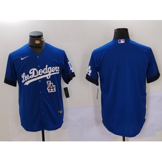 Men Los Angeles Dodgers Blank Blue City Connect Cool Base Stitched Baseball Jersey 1 Men Los Angeles Dodgers Blank Blue City Connect Cool Base Stitched Baseball Jersey 1