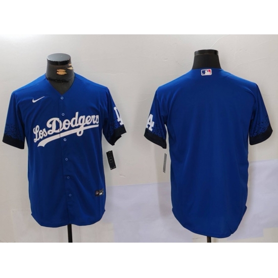 Men Los Angeles Dodgers Blank Blue City Connect Cool Base Stitched Baseball Jersey 2 Men Los Angeles Dodgers Blank Blue City Connect Cool Base Stitched Baseball Jersey 2