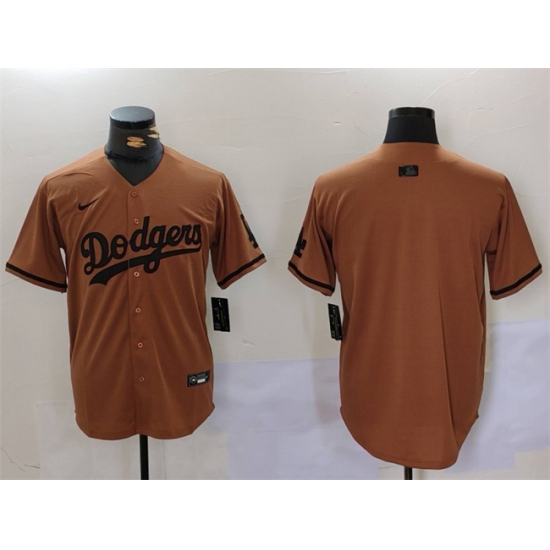 Men Los Angeles Dodgers Blank Brown Cool Base Stitched Baseball Jersey Men Los Angeles Dodgers Blank Brown Cool Base Stitched Baseball Jersey