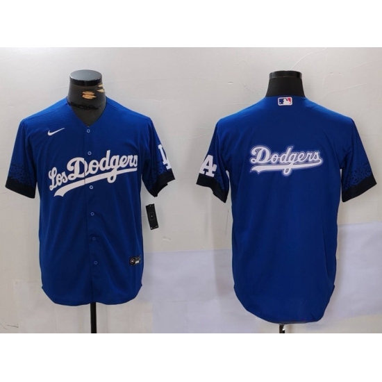 Men Los Angeles Dodgers Blue Team Big Logo City Connect Cool Base Stitched Baseball Jersey 2 Men Los Angeles Dodgers Blue Team Big Logo City Connect Cool Base Stitched Baseball Jersey 2