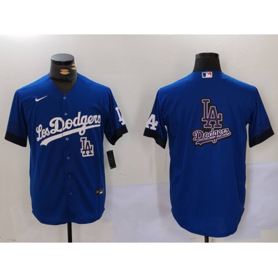 Men Los Angeles Dodgers Blue Team Big Logo City Connect Cool Base Stitched Baseball Jersey 5 Men Los Angeles Dodgers Blue Team Big Logo City Connect Cool Base Stitched Baseball Jersey 5