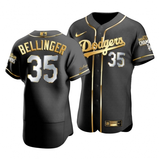 Men Los Angeles Dodgers Cody Bellinger 35 2020 World Series Champions Golden Limited Authentic Jersey Black Men Los Angeles Dodgers Cody Bellinger 35 2020 World Series Champions Golden Limited Authentic Jersey Black