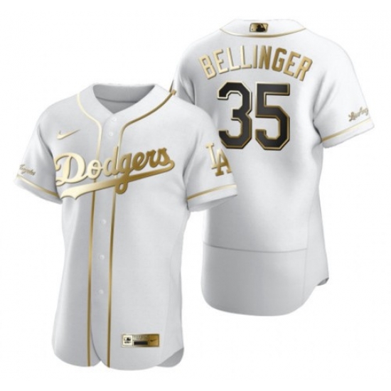 Men Los Angeles Dodgers Cody Bellinger 35 2020 World Series Champions Golden Limited Authentic Jersey White Men Los Angeles Dodgers Cody Bellinger 35 2020 World Series Champions Golden Limited Authentic Jersey White