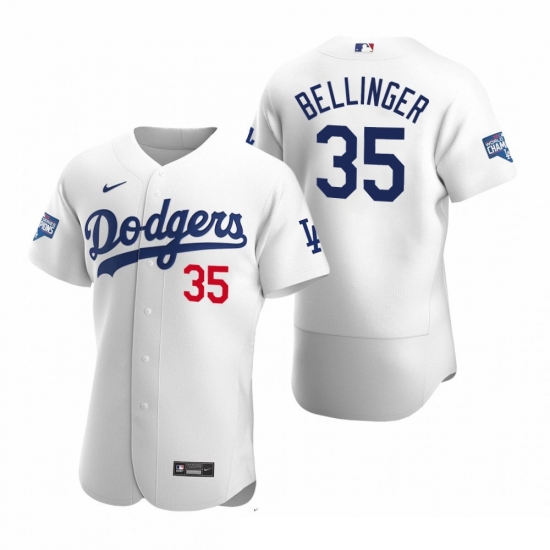 Men Los Angeles Dodgers Cody Bellinger White 2020 World Series Champions Flex Base Jersey Men Los Angeles Dodgers Cody Bellinger White 2020 World Series Champions Flex Base Jersey