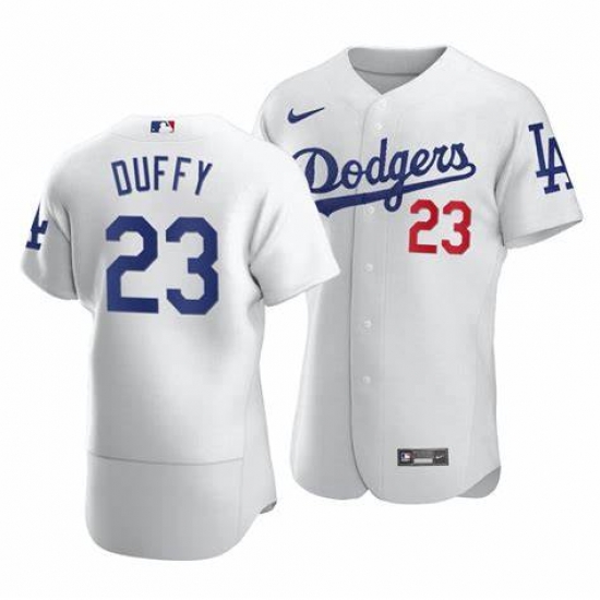 Men Los Angeles Dodgers Danny Duffy 23 White Flex Base Stitched MLB Jersey Men Los Angeles Dodgers Danny Duffy 23 White Flex Base Stitched MLB Jersey