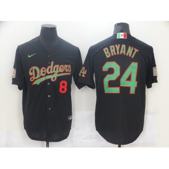 Men Los Angeles Dodgers Mexican Koby Bryant 8 24 World Series Black MLB Jersey Men Los Angeles Dodgers Mexican Koby Bryant 8 24 World Series Black MLB Jersey