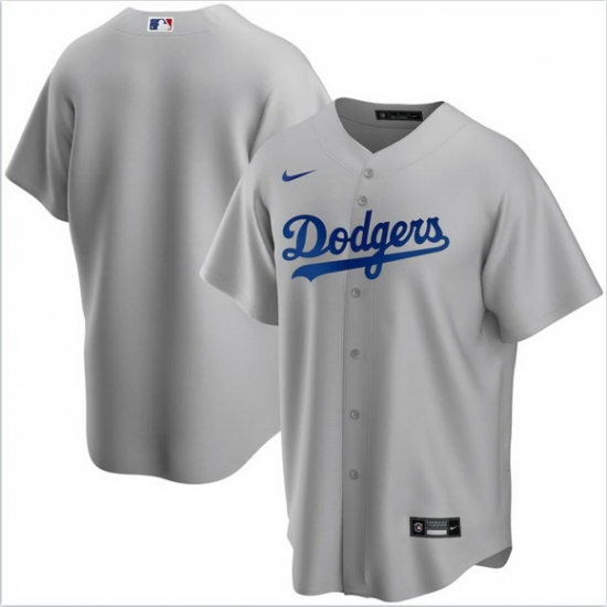 Men Los Angeles Dodgers Nike Gray Blank Jersey Men Los Angeles Dodgers Nike Gray Blank Jersey