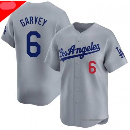 Men Los Angeles Dodgers Steve Garvey #6 Gray Flex Base Stitched White Jersey Men Los Angeles Dodgers Steve Garvey #6 Gray Flex Base Stitched White Jersey
