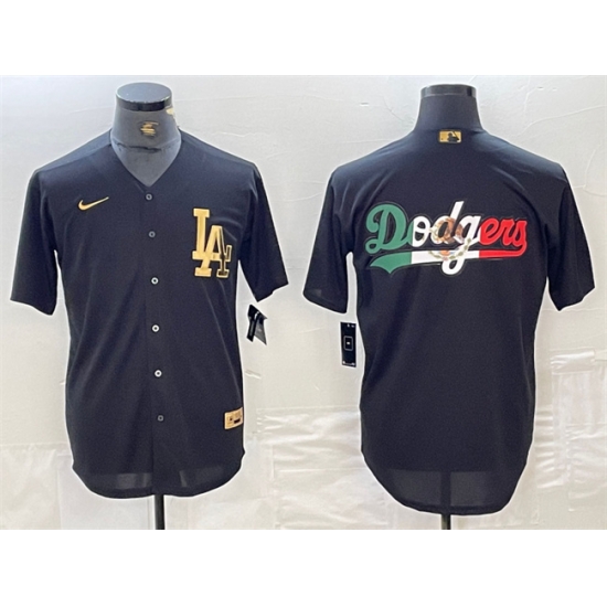 Men Los Angeles Dodgers Team Big Logo Black Cool Base Stitched Baseball Jersey 3 Men Los Angeles Dodgers Team Big Logo Black Cool Base Stitched Baseball Jersey 3