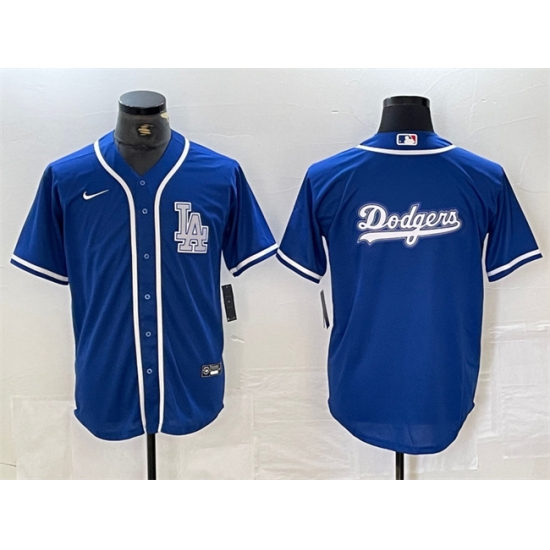 Men Los Angeles Dodgers Team Big Logo Blue Cool Base Stitched Baseball Jerseys Men Los Angeles Dodgers Team Big Logo Blue Cool Base Stitched Baseball Jerseys