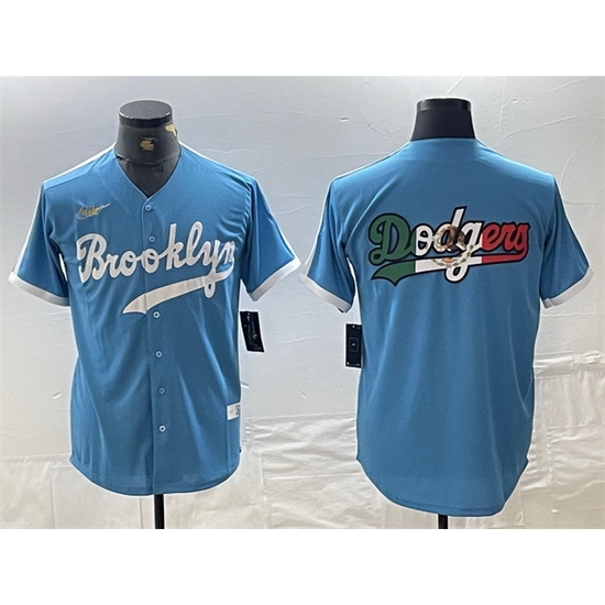 Men Los Angeles Dodgers Team Big Logo Light Blue Throwback Cool Base Stitched Baseball Jersey 4 Men Los Angeles Dodgers Team Big Logo Light Blue Throwback Cool Base Stitched Baseball Jersey 4