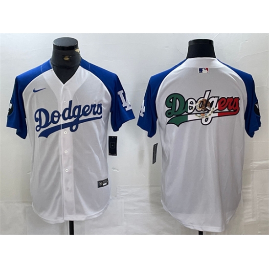 Men Los Angeles Dodgers Team Big Logo White Blue Vin Patch Cool Base Stitched Baseball Jerseys 1 Men Los Angeles Dodgers Team Big Logo White Blue Vin Patch Cool Base Stitched Baseball Jerseys 1