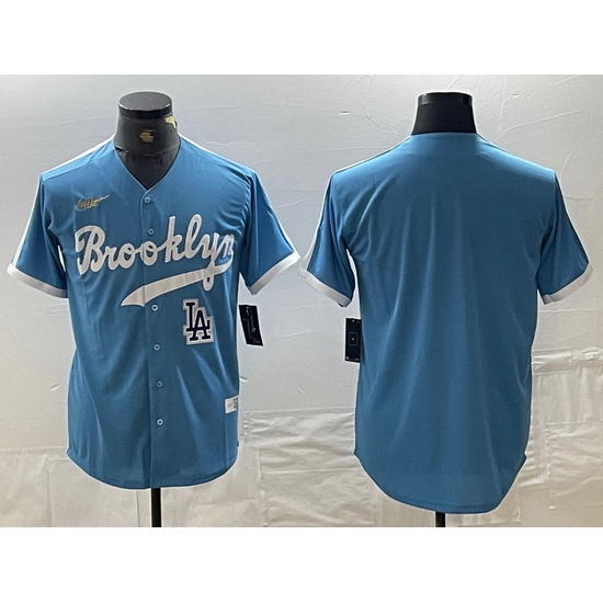 Men Los Angeles Dodgers Team Light Blue Throwback Cool Base Stitched Baseball Jersey 9 Men Los Angeles Dodgers Team Light Blue Throwback Cool Base Stitched Baseball Jersey 9