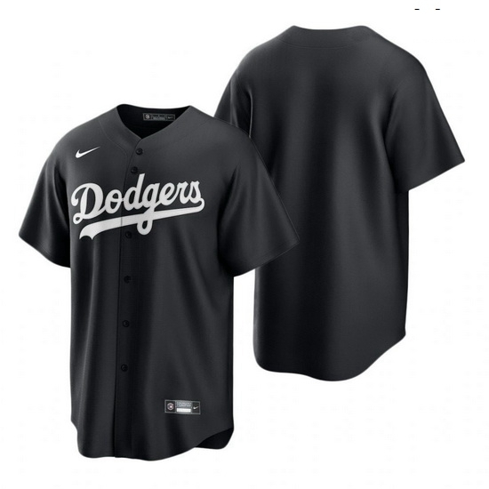 Men Men Los Angeles Dodgers All Black Cool Base Jersey Men Men Los Angeles Dodgers All Black Cool Base Jersey