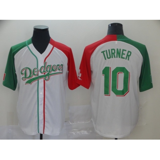 Men's Los Angeles Dodgers #10 Justin Turner White Authentic Jersey Men's Los Angeles Dodgers #10 Justin Turner White Authentic Jersey
