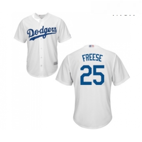 Mens Los Angeles Dodgers 25 David Freese Replica White Home Cool Base Baseball Jersey Mens Los Angeles Dodgers 25 David Freese Replica White Home Cool Base Baseball Jersey