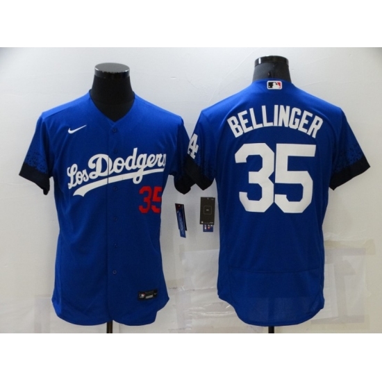 Men's Los Angeles Dodgers #35 Cody Bellinger Blue Elite City Player Jersey Men's Los Angeles Dodgers #35 Cody Bellinger Blue Elite City Player Jersey