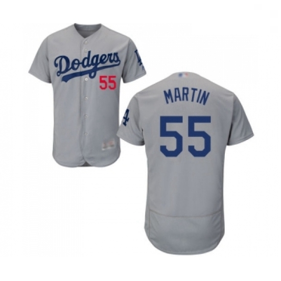 Mens Los Angeles Dodgers 55 Russell Martin Gray Alternate Flex Base Authentic Collection Baseball Jersey Mens Los Angeles Dodgers 55 Russell Martin Gray Alternate Flex Base Authentic Collection Baseball Jersey