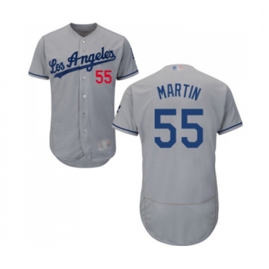 Mens Los Angeles Dodgers 55 Russell Martin Grey Road Flex Base Authentic Collection Baseball Jersey Mens Los Angeles Dodgers 55 Russell Martin Grey Road Flex Base Authentic Collection Baseball Jersey