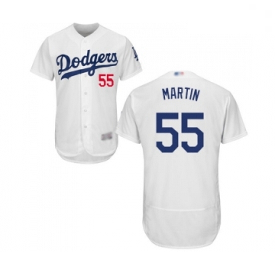 Mens Los Angeles Dodgers 55 Russell Martin White Home Flex Base Authentic Collection Baseball Jersey Mens Los Angeles Dodgers 55 Russell Martin White Home Flex Base Authentic Collection Baseball Jersey