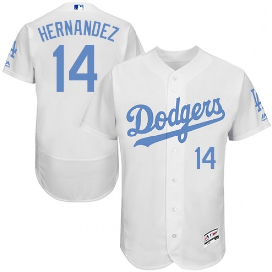 Mens Majestic Los Angeles Dodgers 14 Enrique Hernandez Authentic White 2016 Fathers Day Fashion Flex Base Jersey Mens Majestic Los Angeles Dodgers 14 Enrique Hernandez Authentic White 2016 Fathers Day Fashion Flex Base Jersey