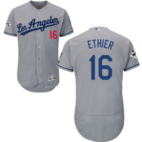 Mens Majestic Los Angeles Dodgers 16 Andre Ethier Authentic Grey Road 2017 World Series Bound Flex Base Jersey Mens Majestic Los Angeles Dodgers 16 Andre Ethier Authentic Grey Road 2017 World Series Bound Flex Base Jersey